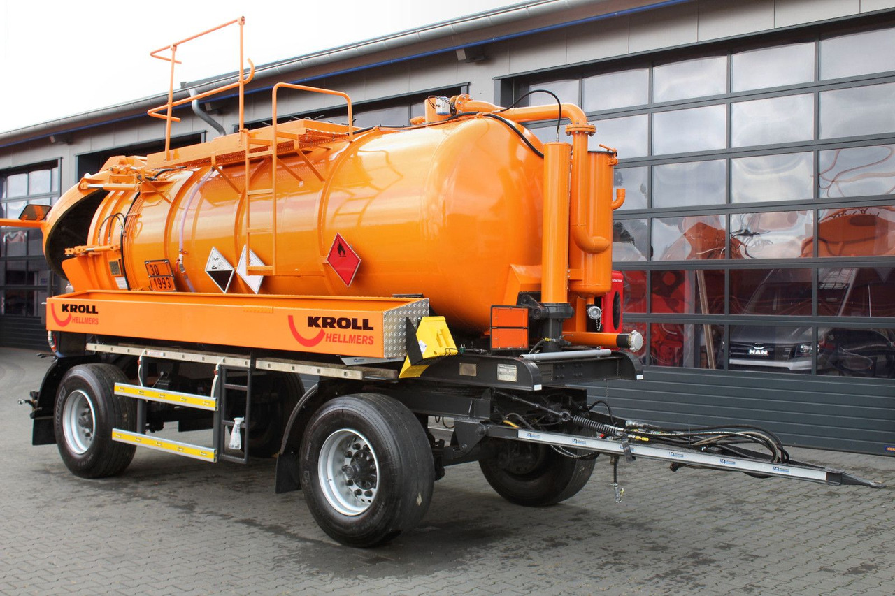 Kutschke 10m³ Kipper Saug u.Druck INOX +ADR/GGVS - Tanker trailer: picture 1 Kutschke 10m³ Kipper Saug u.Druck INOX +ADR/GGVS - Tanker trailer: picture 1