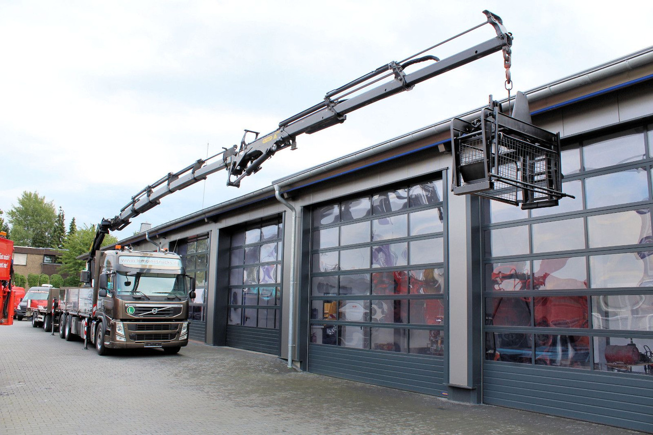Volvo FM 420 6x2 Container-Pritsche+Kran PK 34.002+JIB - Dropside/ Flatbed truck, Crane truck: picture 1 Volvo FM 420 6x2 Container-Pritsche+Kran PK 34.002+JIB - Dropside/ Flatbed truck, Crane truck: picture 1