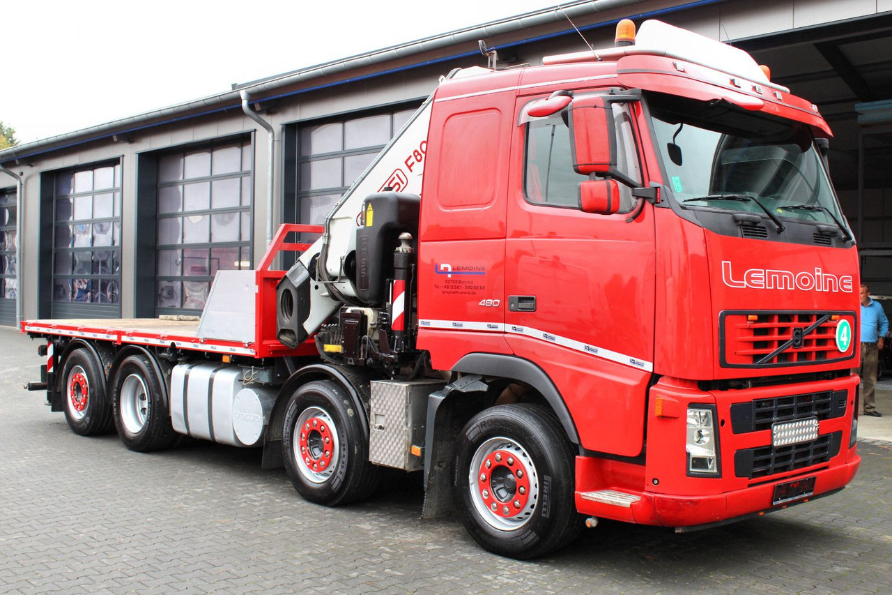 Volvo FM 480 8x2 Pritsche + FASSI F800XP Kran 6x - Dropside/ Flatbed truck, Crane truck: picture 1 Volvo FM 480 8x2 Pritsche + FASSI F800XP Kran 6x - Dropside/ Flatbed truck, Crane truck: picture 1
