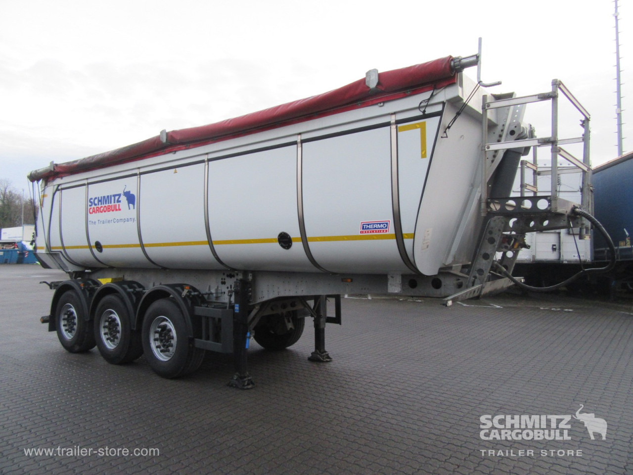 SCHMITZ Auflieger Kipper Stahlrundmulde Insulated Hollow - Tipper semi-trailer: picture 1 SCHMITZ Auflieger Kipper Stahlrundmulde Insulated Hollow - Tipper semi-trailer: picture 1