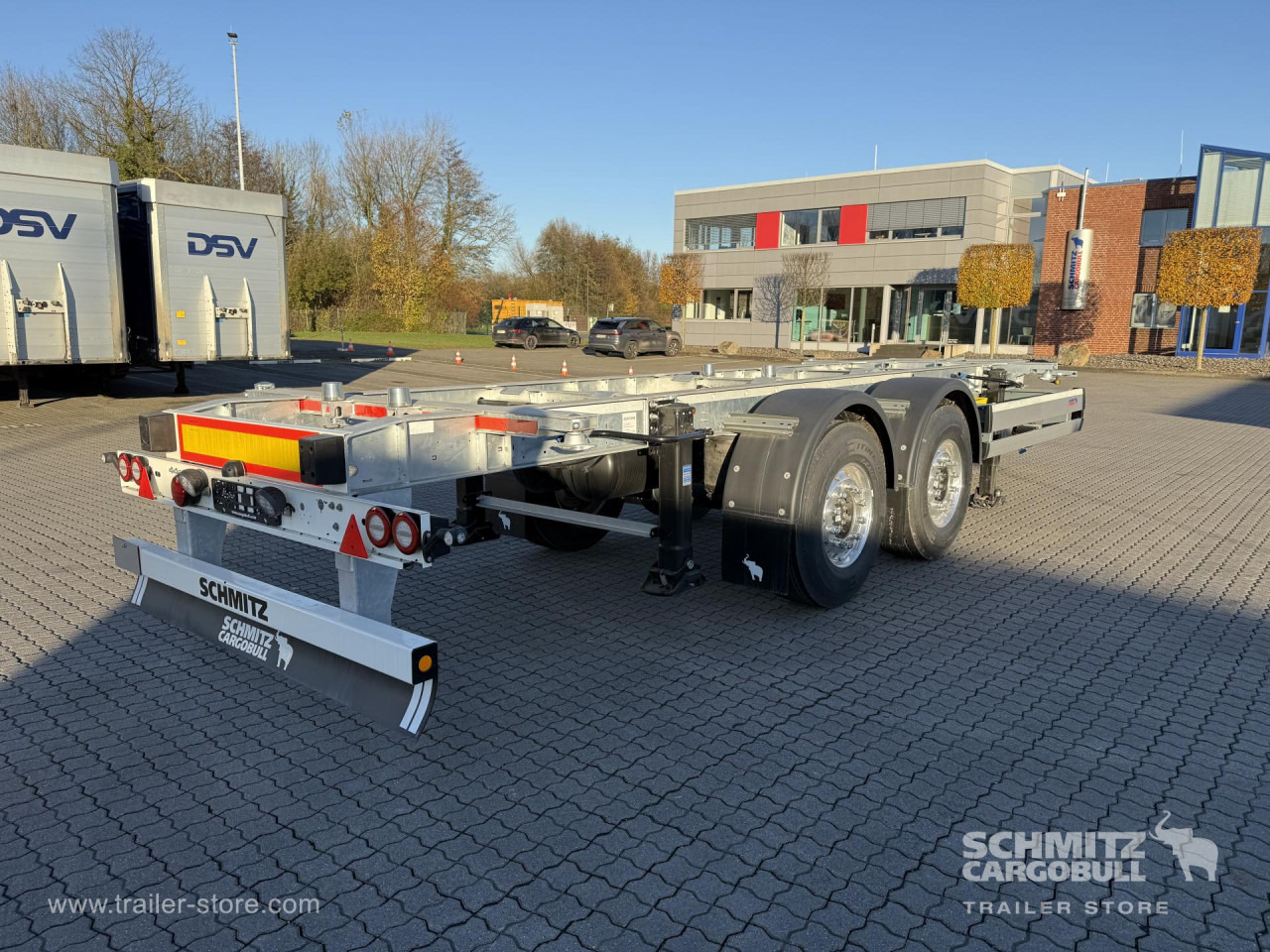 Container transporter/ Swap body trailer SCHMITZ Zentralachsanhänger Wechselfahrgestell Standard: picture 7