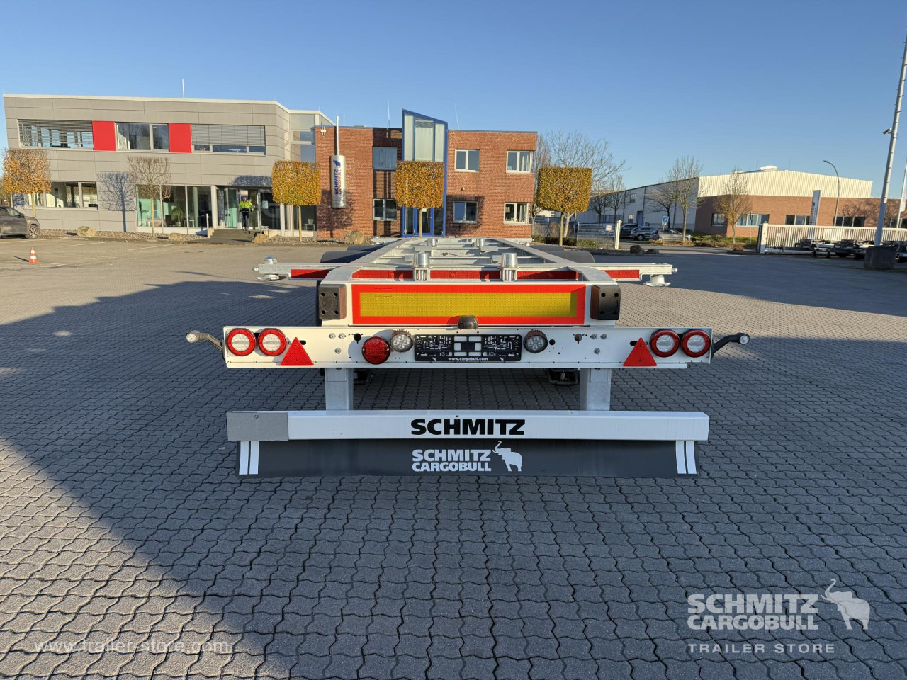 Container transporter/ Swap body trailer SCHMITZ Zentralachsanhänger Wechselfahrgestell Standard: picture 6