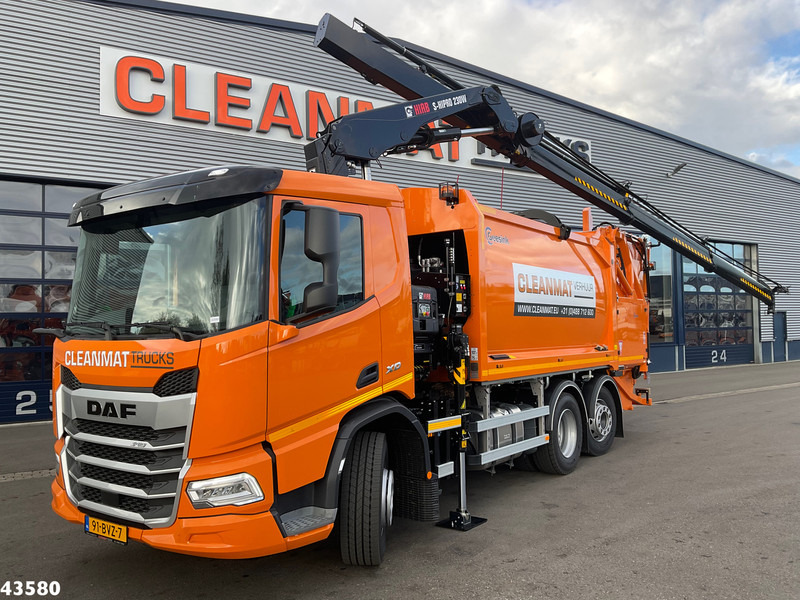 DAF FAN XD 340 Hiab 23 Tonmeter laadkraan + Welvaarts Weighing system - Garbage truck: picture 1 DAF FAN XD 340 Hiab 23 Tonmeter laadkraan + Welvaarts Weighing system - Garbage truck: picture 1