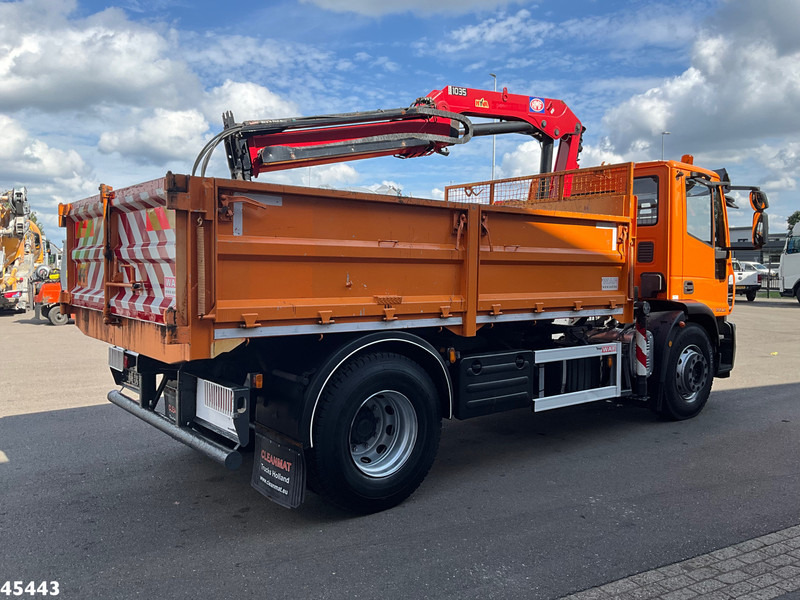 Tipper, Crane truck Iveco ML190EL25 HMF 10 Tonmeter laadkraan Just 73.307 km!: picture 6