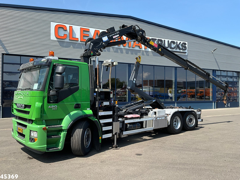 Iveco Stralis AD260S42Y HMF 20 Tonmeter laadkraan - Hook lift truck, Crane truck: picture 1 Iveco Stralis AD260S42Y HMF 20 Tonmeter laadkraan - Hook lift truck, Crane truck: picture 1