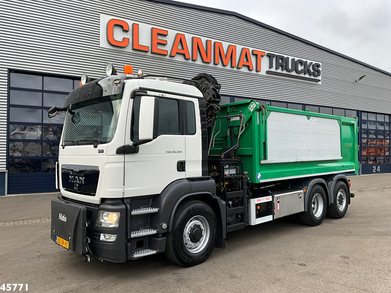 MAN TGS 26.320 6x2 Hiab 14 Tonmeter laadkraan Just 165.674 km! - Tipper, Crane truck: picture 4 MAN TGS 26.320 6x2 Hiab 14 Tonmeter laadkraan Just 165.674 km! - Tipper, Crane truck: picture 4