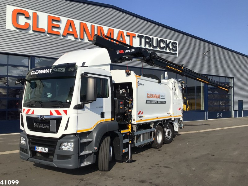 MAN TGS 26.360 Hiab 23 ton/meter laadkraan - Garbage truck: picture 1 MAN TGS 26.360 Hiab 23 ton/meter laadkraan - Garbage truck: picture 1