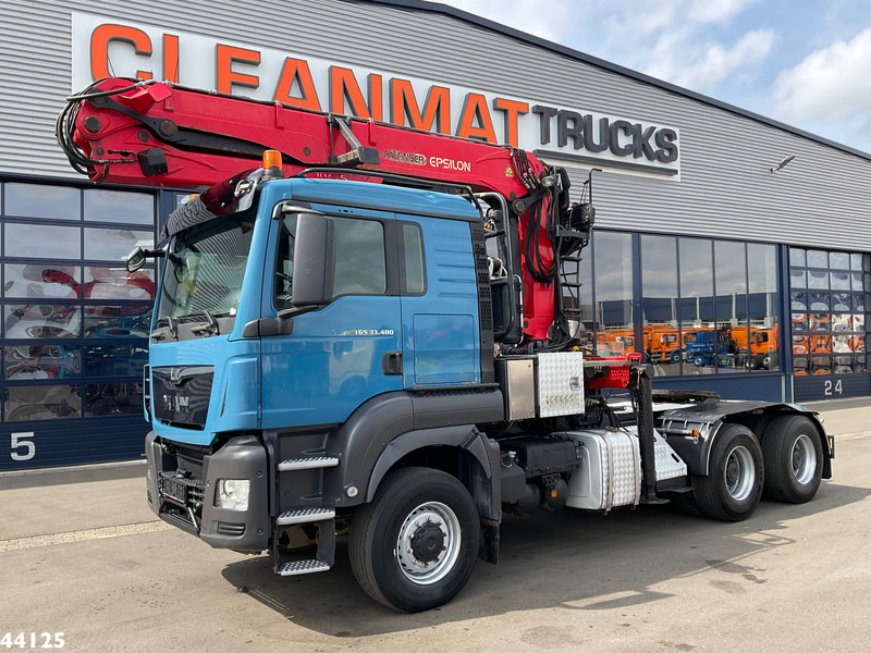 MAN TGS 33.480 6x6 Euro 6 Palfinger 27 Tonmeter boomkraan - Crane truck: picture 2 MAN TGS 33.480 6x6 Euro 6 Palfinger 27 Tonmeter boomkraan - Crane truck: picture 2