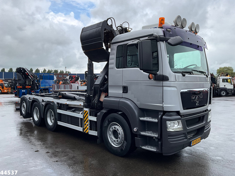 MAN TGS 35.400 8x4 HMF 16 Tonmeter Z-kraan - Hook lift truck: picture 5 MAN TGS 35.400 8x4 HMF 16 Tonmeter Z-kraan - Hook lift truck: picture 5
