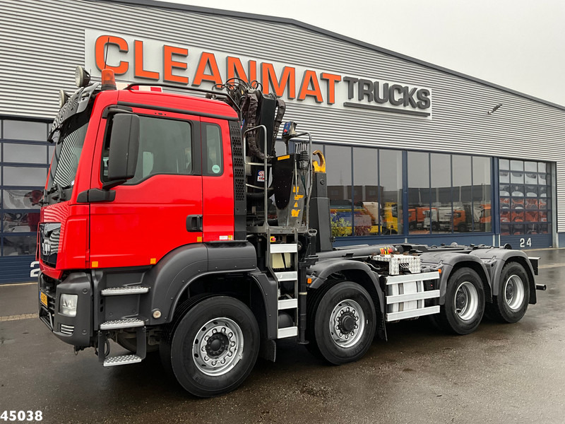 MAN TGS 35.400 8x6 Euro 6 HMF 16 Tonmeter Z-kraan - Hook lift truck, Crane truck: picture 2 MAN TGS 35.400 8x6 Euro 6 HMF 16 Tonmeter Z-kraan - Hook lift truck, Crane truck: picture 2