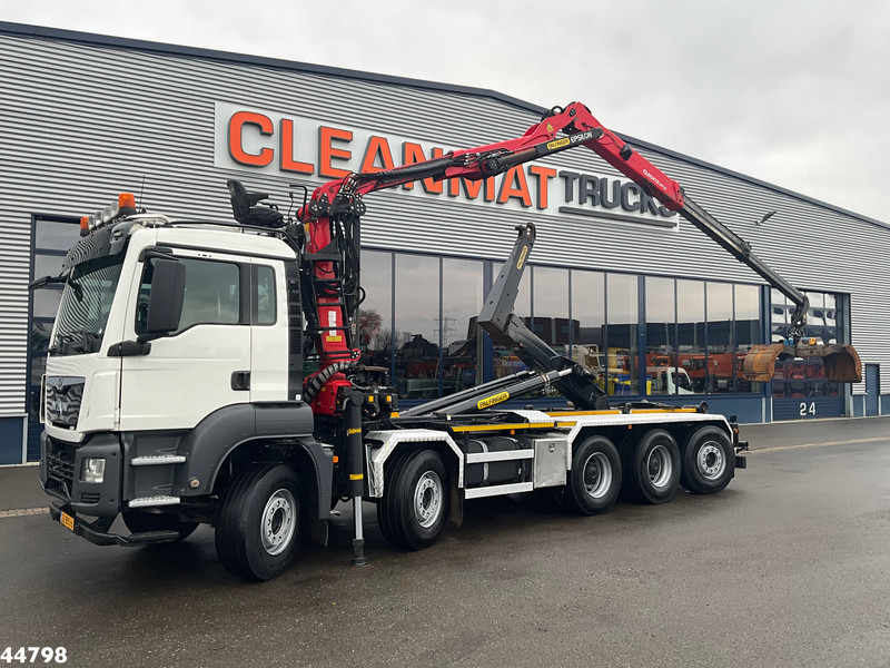 MAN TGS 35.460 10x4 Euro 6 Palfinger 20 Tonmeter Z-kraan - Hook lift truck, Crane truck: picture 1 MAN TGS 35.460 10x4 Euro 6 Palfinger 20 Tonmeter Z-kraan - Hook lift truck, Crane truck: picture 1