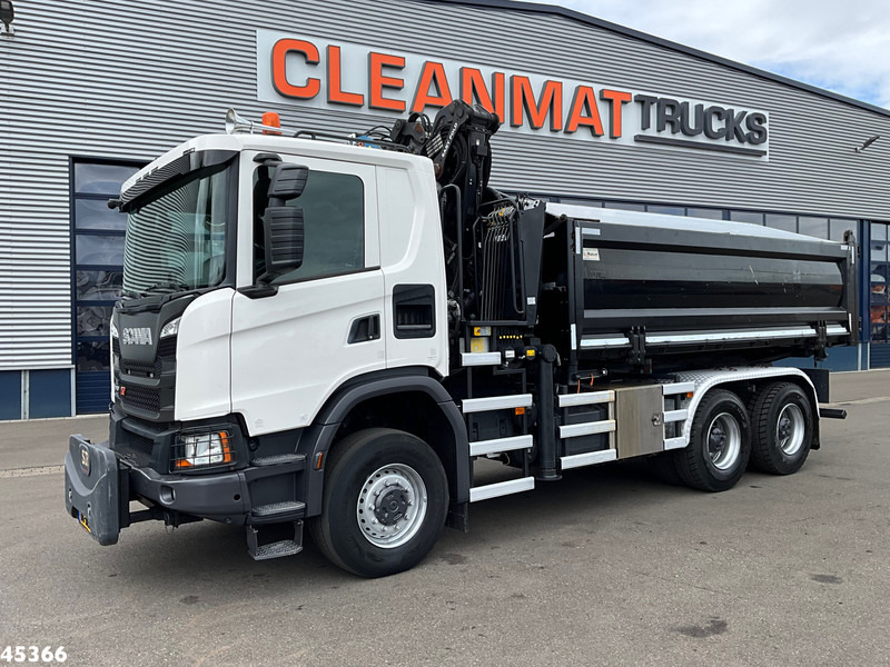 Scania G 410 6x6 Euro 6 Palfinger 17 Tonmeter Z-kraan - Tipper, Crane truck: picture 3 Scania G 410 6x6 Euro 6 Palfinger 17 Tonmeter Z-kraan - Tipper, Crane truck: picture 3