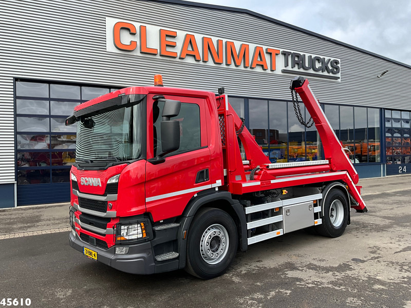 Scania P 250 Euro 6 Hyvalift 14 Ton portaalarmsysteem Just 106.234 Km! - Skip loader truck: picture 1 Scania P 250 Euro 6 Hyvalift 14 Ton portaalarmsysteem Just 106.234 Km! - Skip loader truck: picture 1