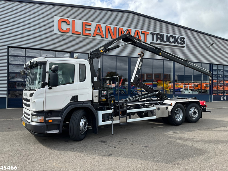 Scania P 400 Retarder Hiab 8 Tonmeter laadkraan - Hook lift truck, Crane truck: picture 1 Scania P 400 Retarder Hiab 8 Tonmeter laadkraan - Hook lift truck, Crane truck: picture 1