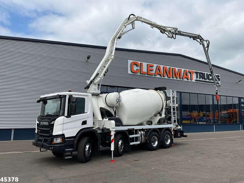 Scania P 450 XT 8x4 Euro 6 Retarder CIFA 7m³ Mixer + Pumi Pump 25 m³ NEW & UNUSED! - Concrete mixer truck: picture 1 Scania P 450 XT 8x4 Euro 6 Retarder CIFA 7m³ Mixer + Pumi Pump 25 m³ NEW & UNUSED! - Concrete mixer truck: picture 1