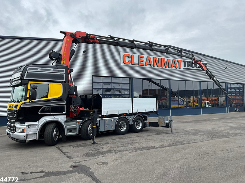 Tractor unit Scania R500 8x4 V8 Retarder Palfinger 53 Tonmeter laadkraan + Fly-Jib: picture 8