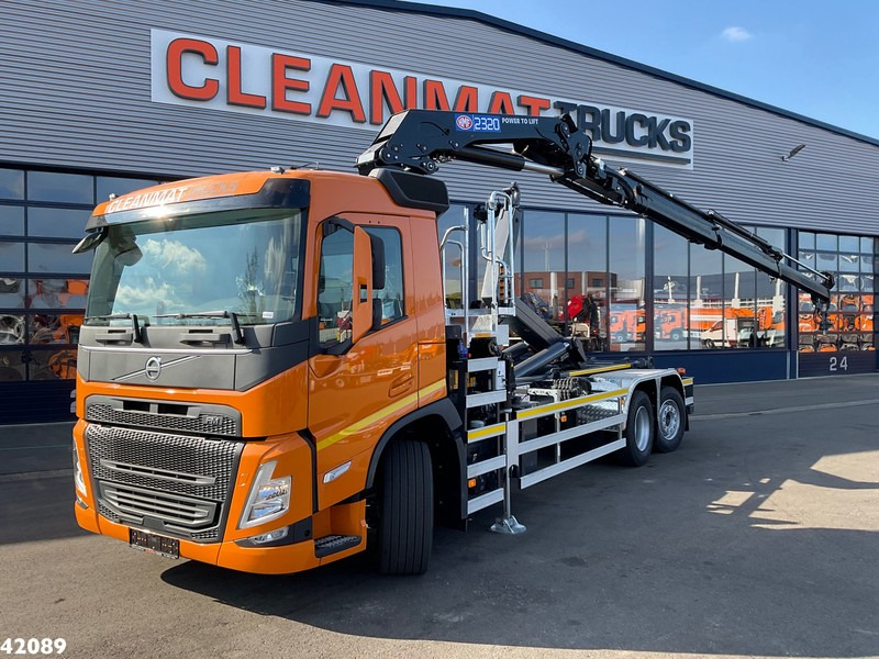 Volvo FM 430 HMF 23 ton/meter laadkraan - Hook lift truck, Crane truck: picture 1 Volvo FM 430 HMF 23 ton/meter laadkraan - Hook lift truck, Crane truck: picture 1