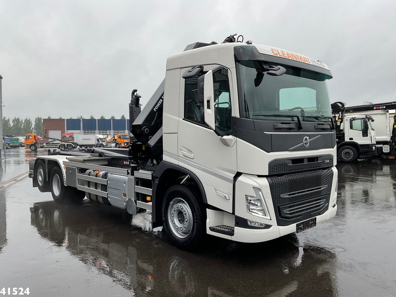 Volvo FM 430 HMF 23 ton/meter laadkraan + Welvaarts Weighing system - Hook lift truck, Crane truck: picture 5 Volvo FM 430 HMF 23 ton/meter laadkraan + Welvaarts Weighing system - Hook lift truck, Crane truck: picture 5