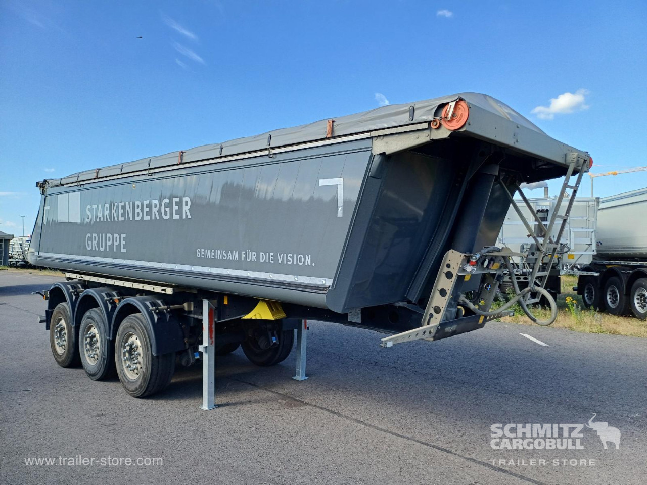 SCHMITZ Auflieger Kipper Alukastenmulde 24m³ - Tipper semi-trailer: picture 1 SCHMITZ Auflieger Kipper Alukastenmulde 24m³ - Tipper semi-trailer: picture 1