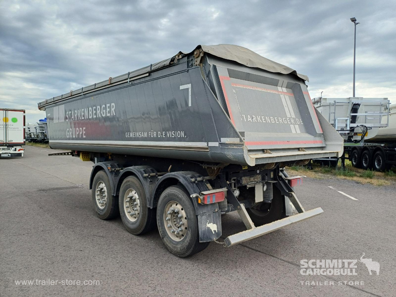 SCHMITZ Auflieger Kipper Alukastenmulde 24m³ - Tipper semi-trailer: picture 5 SCHMITZ Auflieger Kipper Alukastenmulde 24m³ - Tipper semi-trailer: picture 5