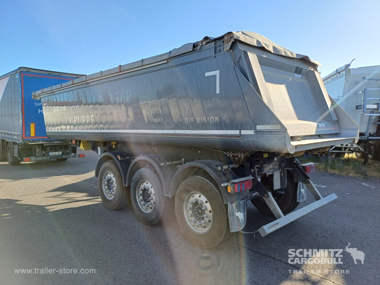 SCHMITZ Auflieger Kipper Alukastenmulde 24m³ - Tipper semi-trailer: picture 5 SCHMITZ Auflieger Kipper Alukastenmulde 24m³ - Tipper semi-trailer: picture 5