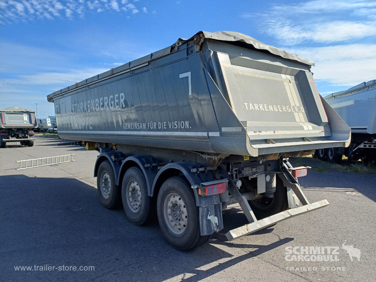 SCHMITZ Auflieger Kipper Alukastenmulde 24m³ - Tipper semi-trailer: picture 5 SCHMITZ Auflieger Kipper Alukastenmulde 24m³ - Tipper semi-trailer: picture 5