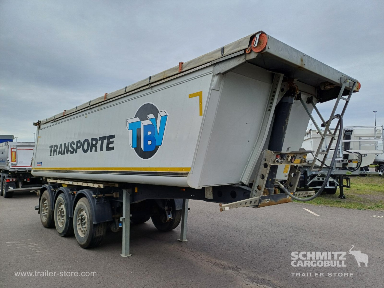 SCHMITZ Auflieger Kipper Alukastenmulde 27m³ - Tipper semi-trailer: picture 1 SCHMITZ Auflieger Kipper Alukastenmulde 27m³ - Tipper semi-trailer: picture 1