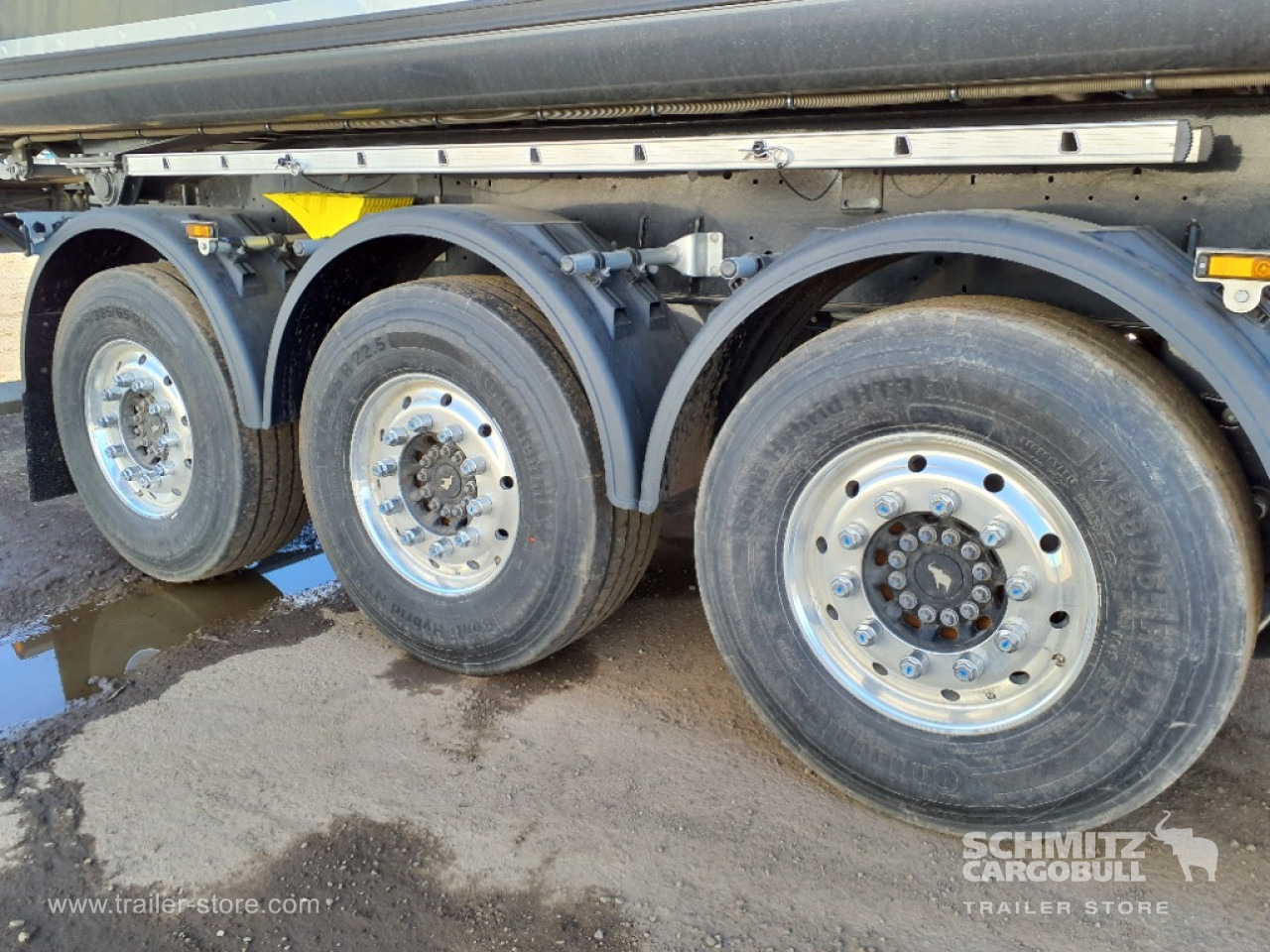 SCHMITZ Tipper Alu-square sided body 55m³ - Tipper semi-trailer: picture 2 SCHMITZ Tipper Alu-square sided body 55m³ - Tipper semi-trailer: picture 2