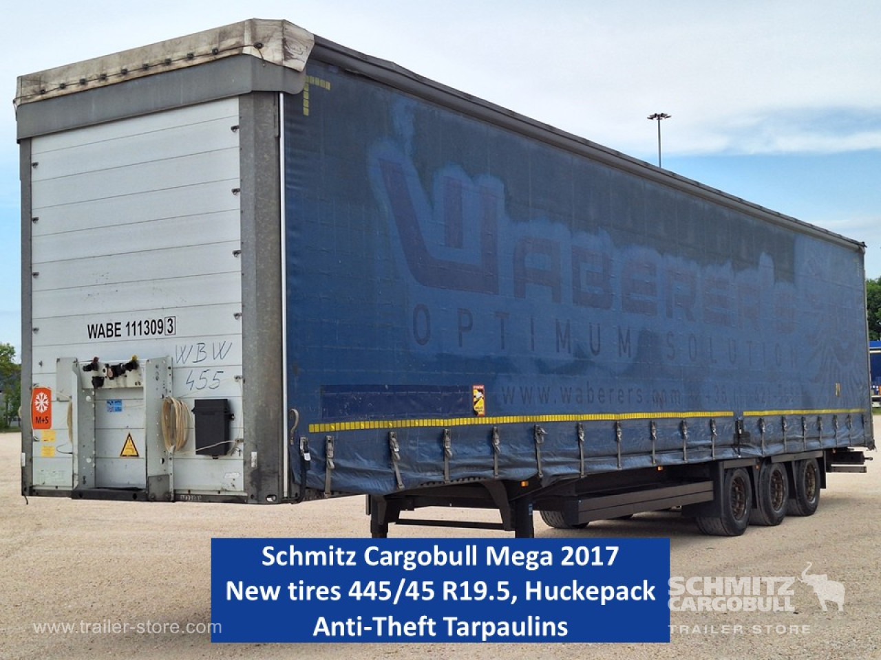 SCHMITZ Curtainsider Mega - Curtainsider semi-trailer: picture 1 SCHMITZ Curtainsider Mega - Curtainsider semi-trailer: picture 1