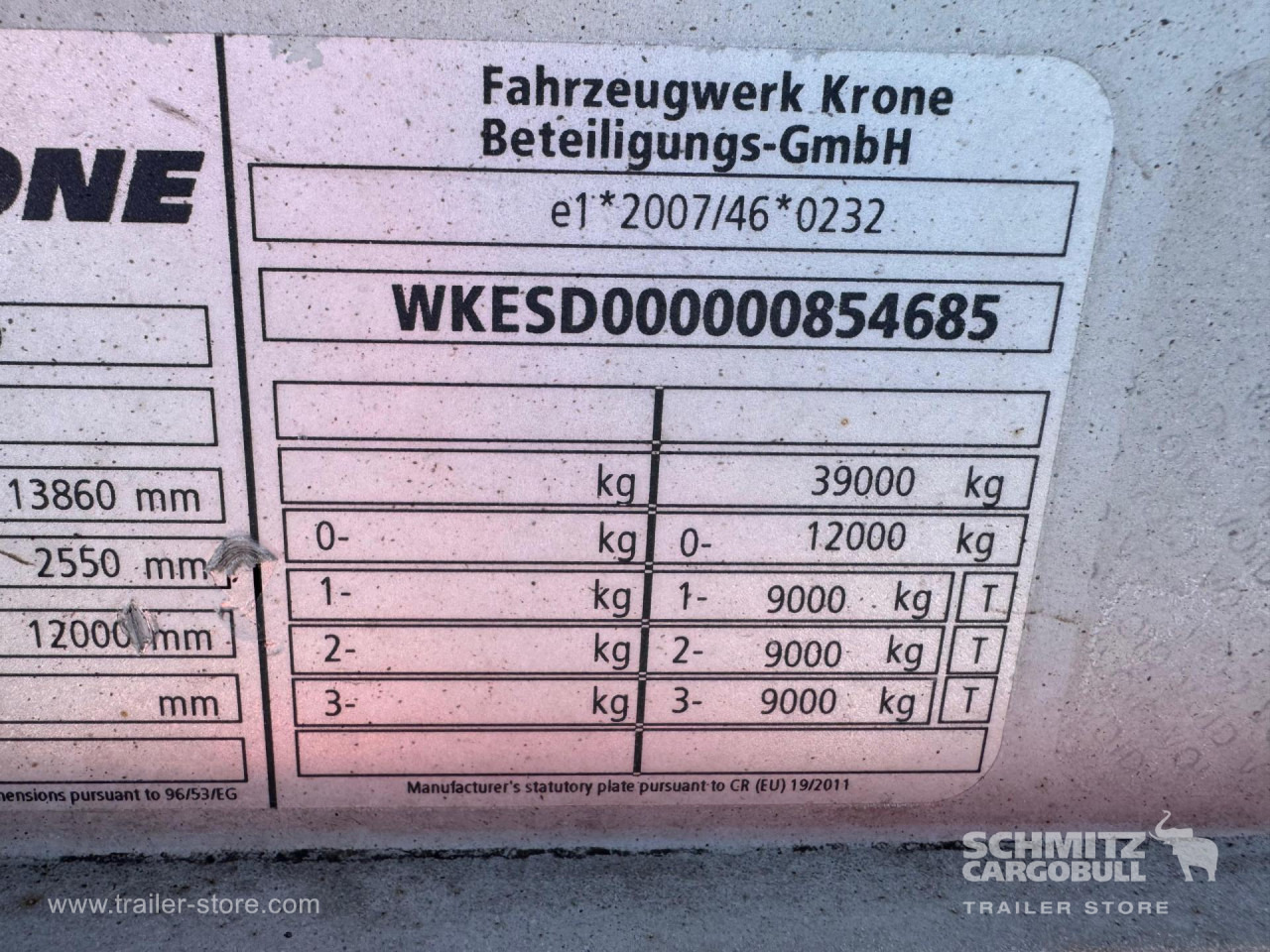 Curtainsider semi-trailer KRONE Curtainsider Mega: picture 10