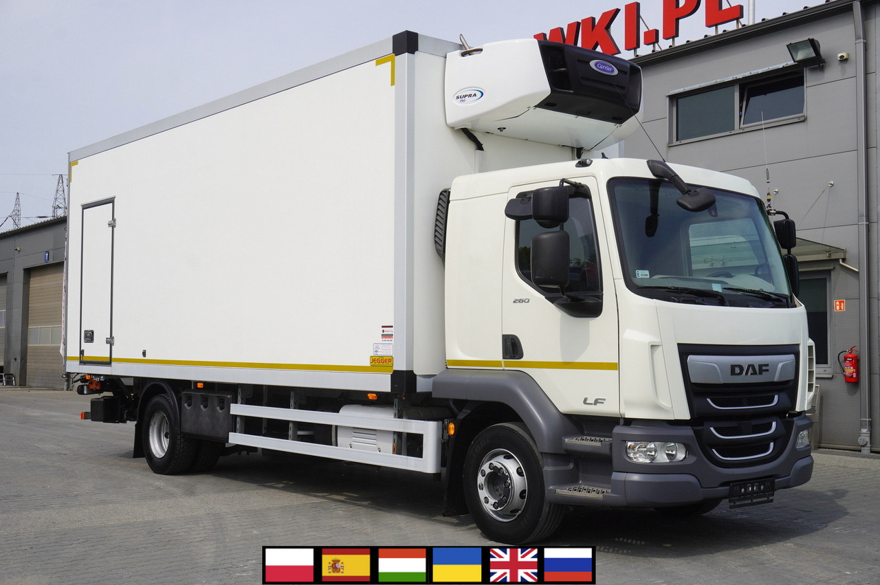 DAF LF 16.260 / Jegger Refrigerator / Carrier Supra 750 / DHOLLANDIA 1500 kg / Sleeper cab - Refrigerator truck: picture 1 DAF LF 16.260 / Jegger Refrigerator / Carrier Supra 750 / DHOLLANDIA 1500 kg / Sleeper cab - Refrigerator truck: picture 1