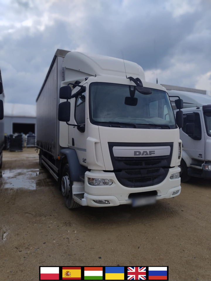 DAF LF 250 / Curtainsider 18 EPAL / sleeping cab - Curtain side truck: picture 1 DAF LF 250 / Curtainsider 18 EPAL / sleeping cab - Curtain side truck: picture 1