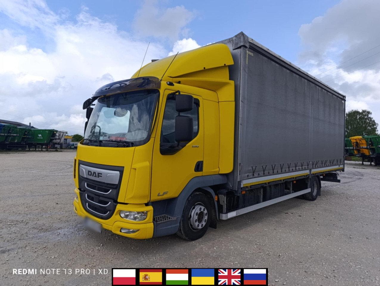 DAF LF 260 / Curtainsider 18 EPAL / sleeper cab - Curtain side truck: picture 1 DAF LF 260 / Curtainsider 18 EPAL / sleeper cab - Curtain side truck: picture 1