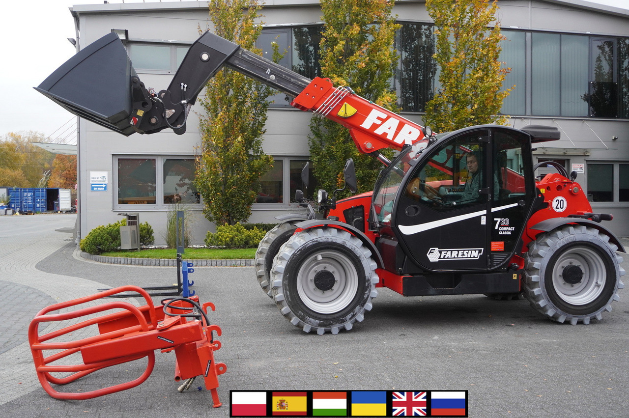 Faresin 730C Classic 55 / NEW / 550 MTH!!! / reach 7 m / joystick - Telescopic wheel loader: picture 1 Faresin 730C Classic 55 / NEW / 550 MTH!!! / reach 7 m / joystick - Telescopic wheel loader: picture 1