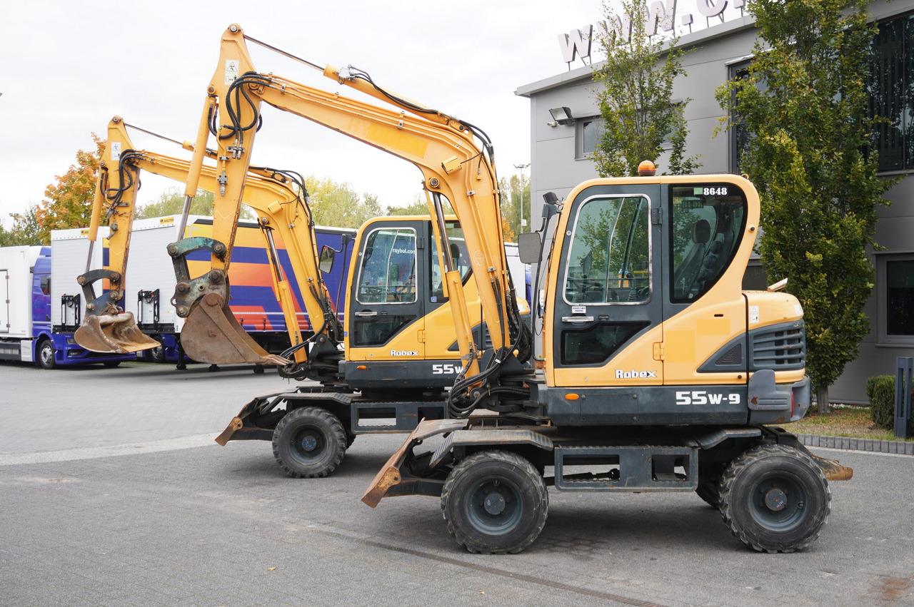 Hyundai Robex 55W-9 Wheeled Excavator 5.5t / 2 units - Wheel excavator: picture 1 Hyundai Robex 55W-9 Wheeled Excavator 5.5t / 2 units - Wheel excavator: picture 1