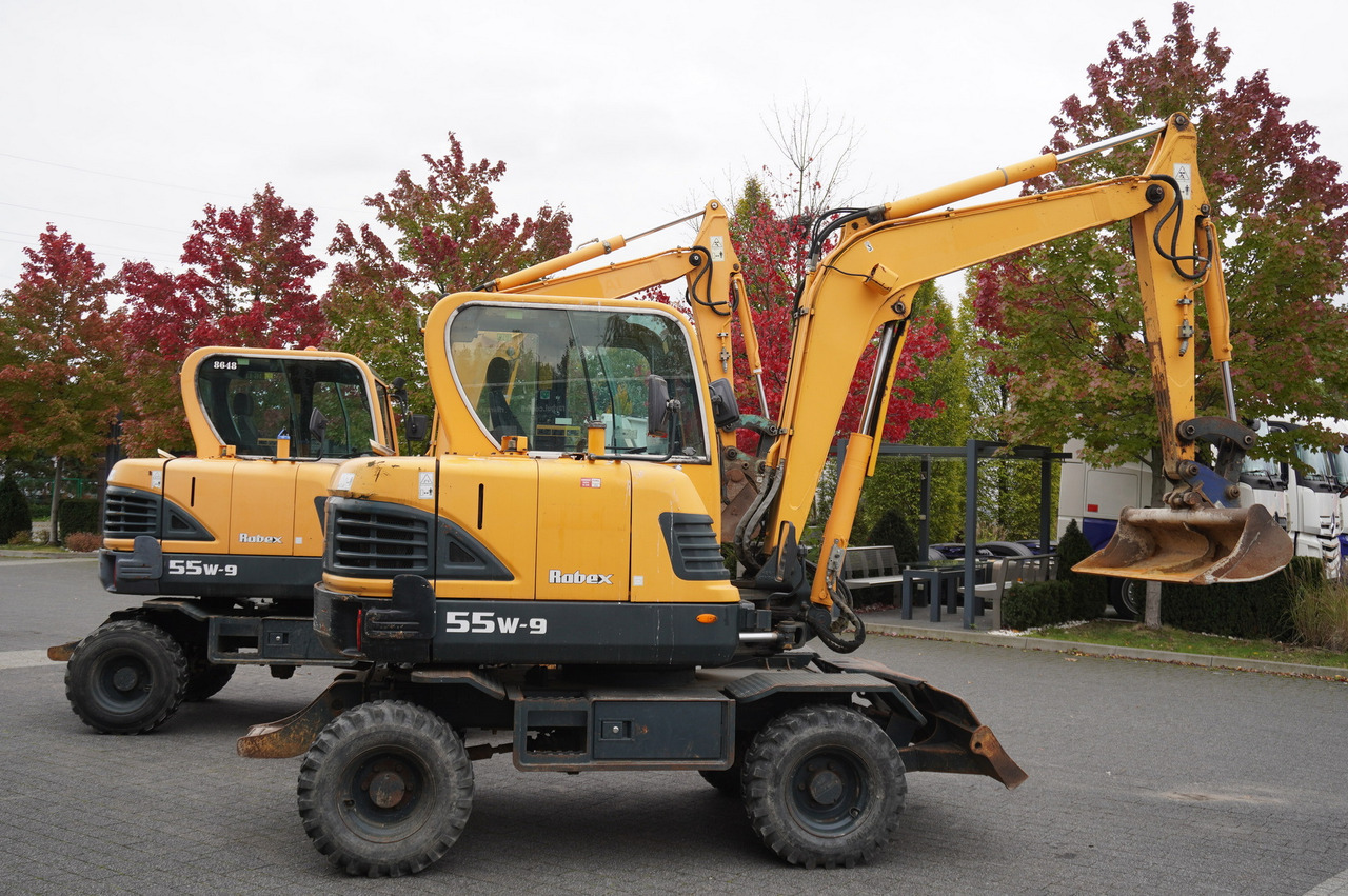 Hyundai Robex 55W-9 Wheeled Excavator 5.5t / 2pcs - Mini excavator: picture 4 Hyundai Robex 55W-9 Wheeled Excavator 5.5t / 2pcs - Mini excavator: picture 4