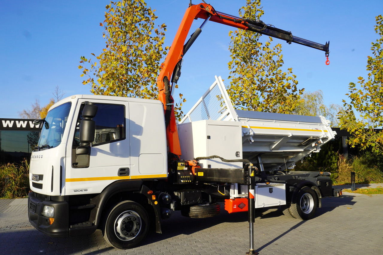 IVECO Eurocargo 120E18 Crane Palfinger / 3-way tipper / sleeper cab - Tipper, Crane truck: picture 2 IVECO Eurocargo 120E18 Crane Palfinger / 3-way tipper / sleeper cab - Tipper, Crane truck: picture 2