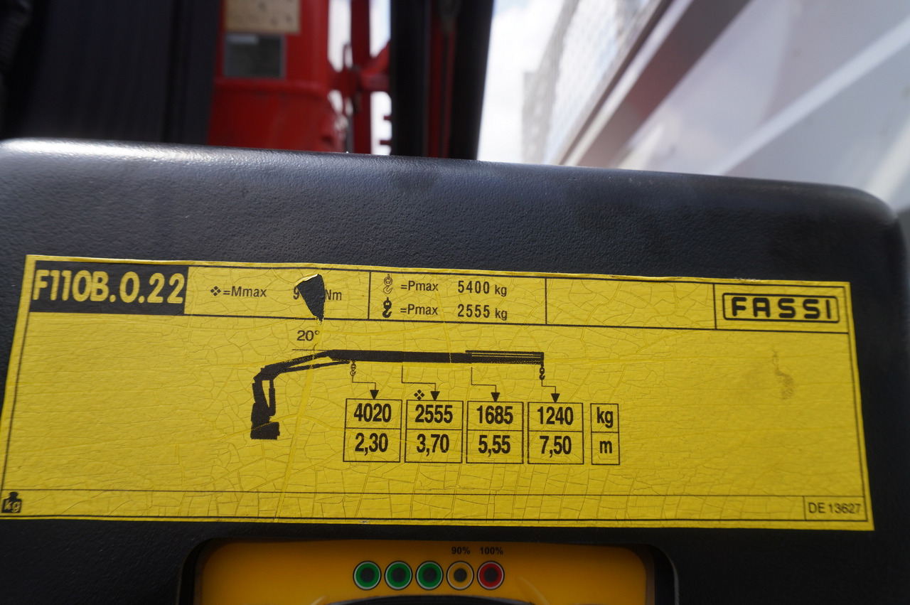 Crane truck IVECO STRALIS 310 E6 / FASSI F110B / 630 MTH! / 4 t lift cap. / 19 t: picture 14