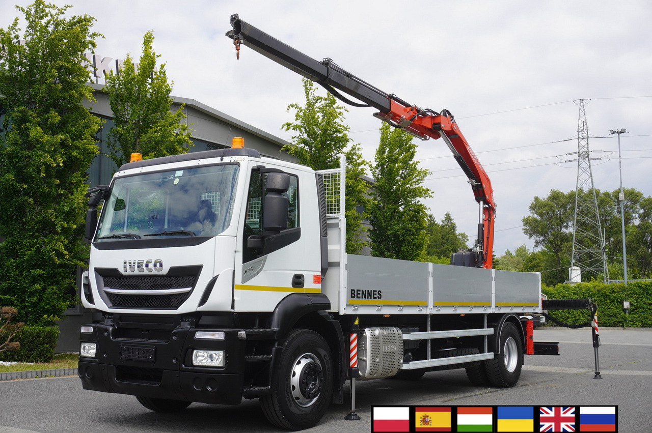 Iveco Stralis 310 / 34 tho km !!! / FASSI 4 Tons 400 MTH! / Flatbed - Crane truck, Crane truck: picture 1 Iveco Stralis 310 / 34 tho km !!! / FASSI 4 Tons 400 MTH! / Flatbed - Crane truck, Crane truck: picture 1