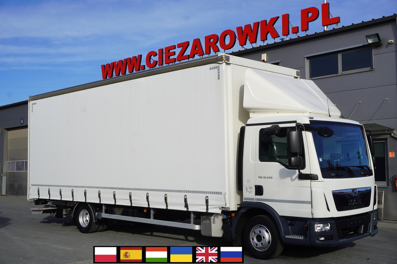 MAN TGL 12.220 / Curtainsider 19 EPAL / 140 tho. km - Curtain side truck: picture 1 MAN TGL 12.220 / Curtainsider 19 EPAL / 140 tho. km - Curtain side truck: picture 1