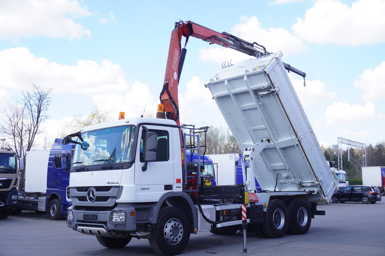 MERCEDES-BENZ Actros 2641 6×4 E5 / Crane / Dumper / 110000 km! - Crane truck, Crane truck: picture 2 MERCEDES-BENZ Actros 2641 6×4 E5 / Crane / Dumper / 110000 km! - Crane truck, Crane truck: picture 2