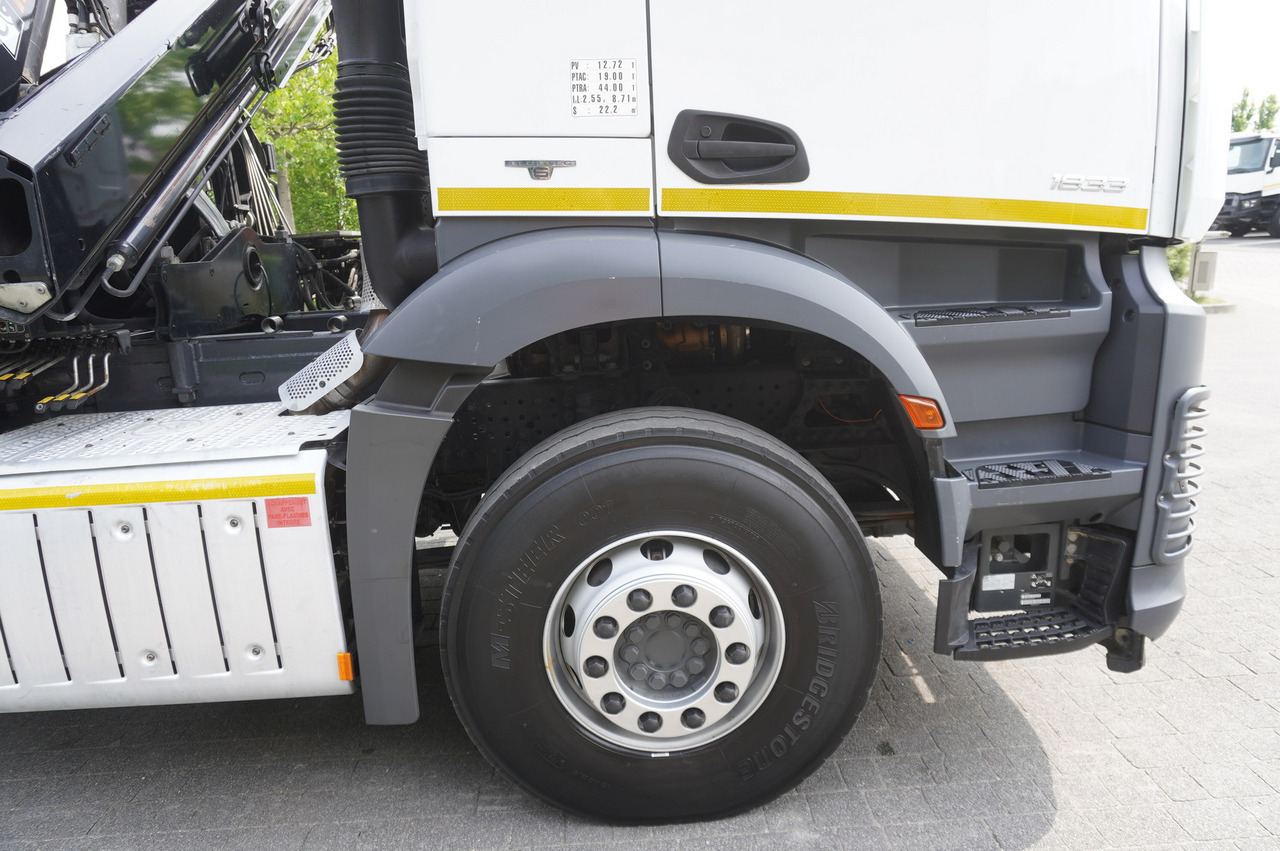 Crane truck, Crane truck MERCEDES-BENZ Arocs 1833 / 87,000 km!!! / Hds HIAB X-DUO 128 B-2 / three-sided tipper: picture 21