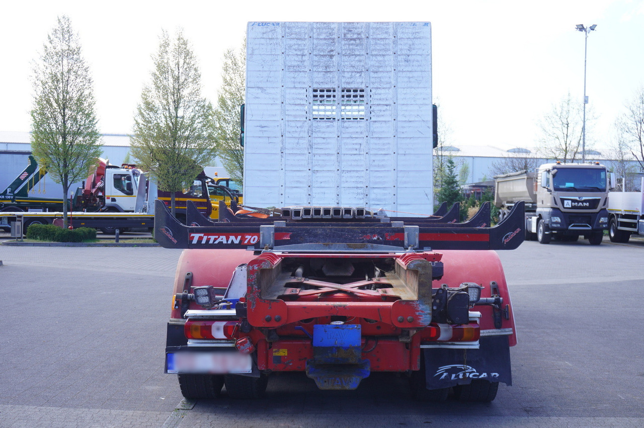 Timber truck for transportation of timber Mercedes-Benz Arocs 3563 8 × 4 / 630 HP / steered axle / Logging superstructure: picture 6