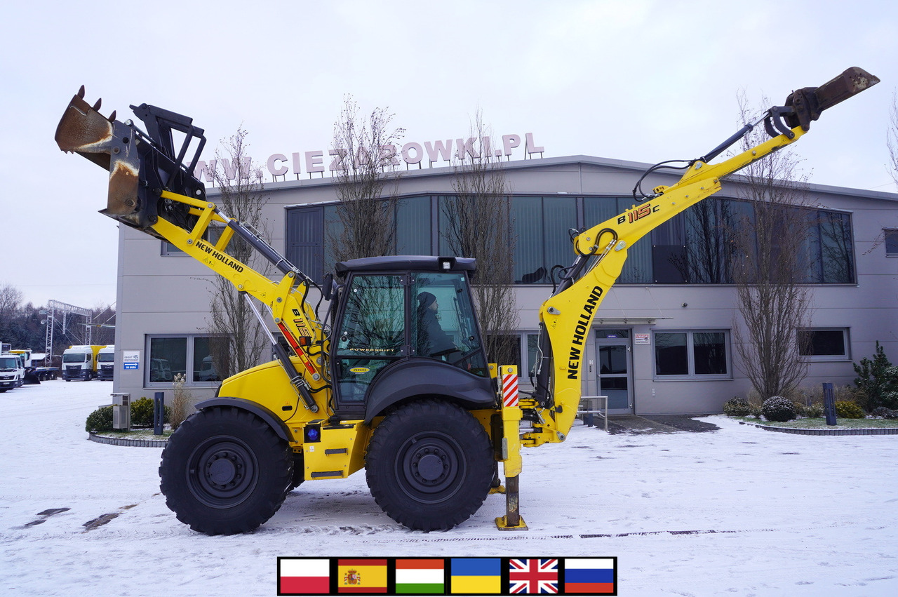 NEW HOLLAND B 115 C backhoe loader / 1000 MTH ! / 2021 - Backhoe loader: picture 1 NEW HOLLAND B 115 C backhoe loader / 1000 MTH ! / 2021 - Backhoe loader: picture 1