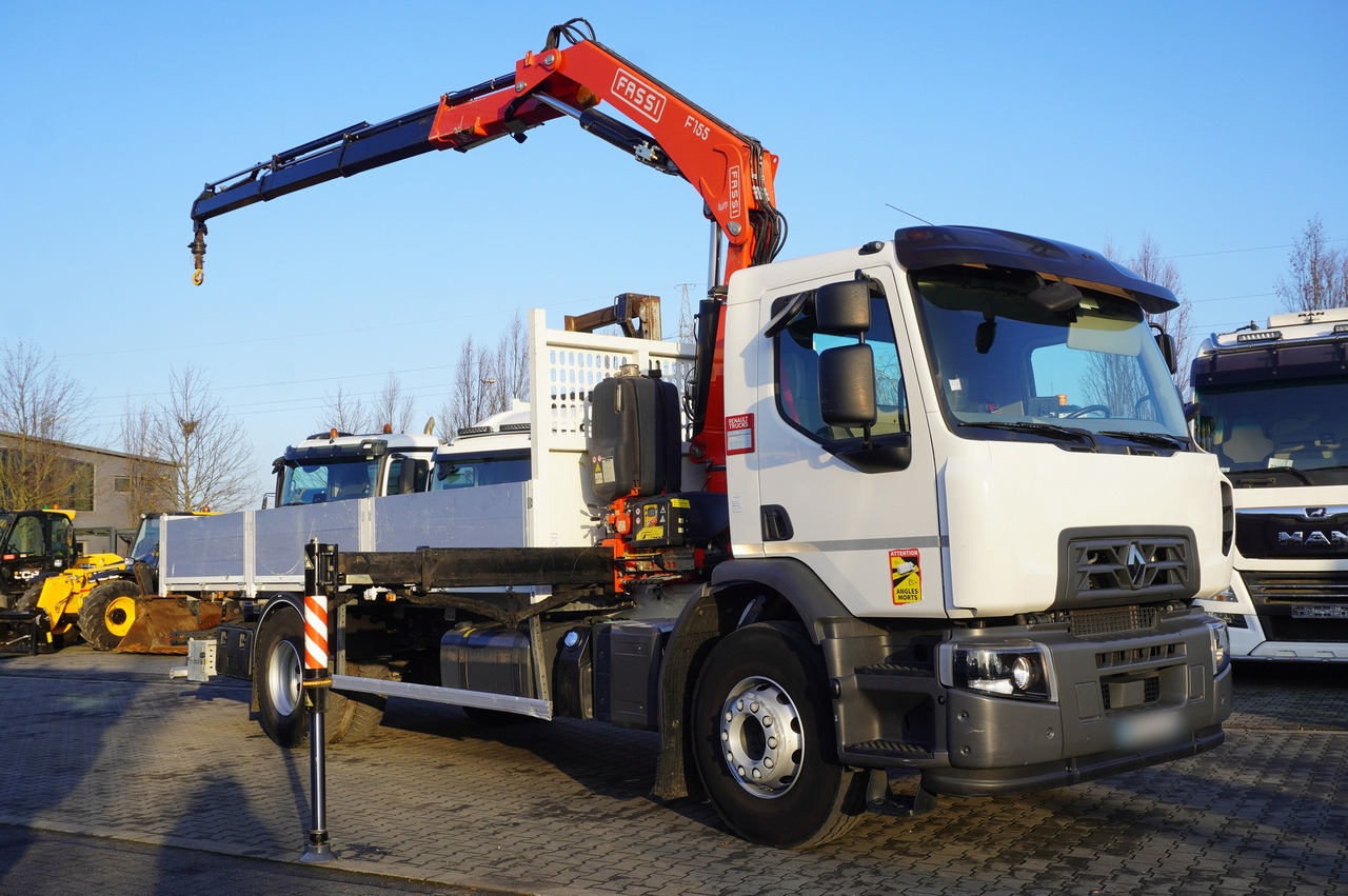 RENAULT C320 P 4x2 / FASSI crane 6 T / 140 MTH!!! / range 10 m / Flatbed 15 EPAL / 52 tho. km!!! - Crane truck: picture 1 RENAULT C320 P 4x2 / FASSI crane 6 T / 140 MTH!!! / range 10 m / Flatbed 15 EPAL / 52 tho. km!!! - Crane truck: picture 1