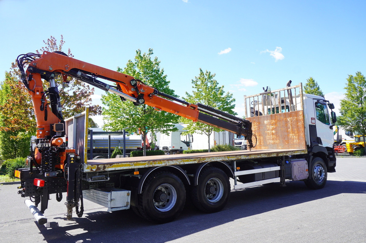 RENAULT C380 Comfort 6x4 / Atlas 6.1 T crane / range 12.3 m - Dropside/ Flatbed truck, Crane truck: picture 4 RENAULT C380 Comfort 6x4 / Atlas 6.1 T crane / range 12.3 m - Dropside/ Flatbed truck, Crane truck: picture 4