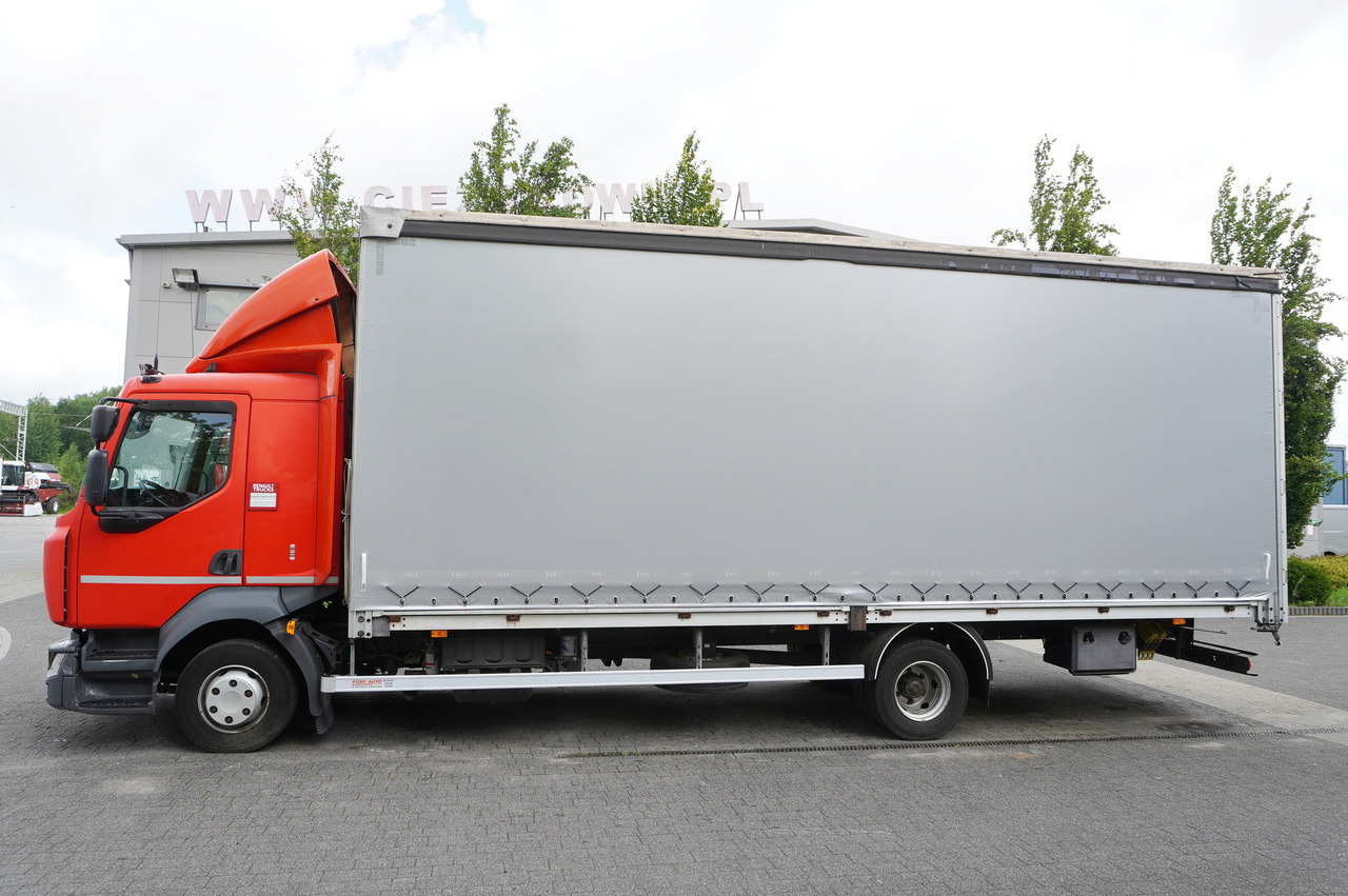 RENAULT Midlum 12.245 / dropside / sleeper / 18 pallets - Curtain side truck: picture 2 RENAULT Midlum 12.245 / dropside / sleeper / 18 pallets - Curtain side truck: picture 2