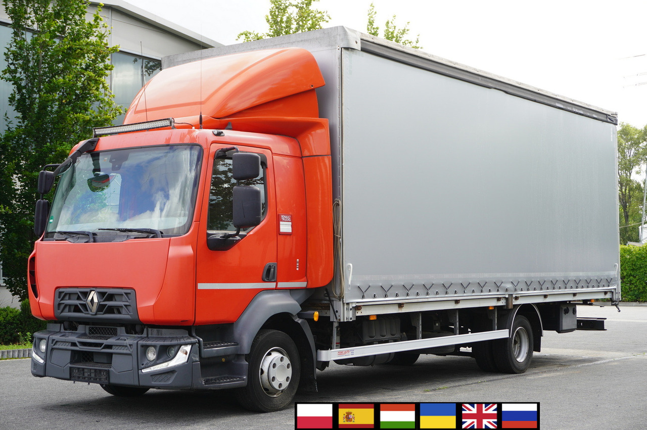 RENAULT Midlum 12.245 / dropside / sleeper / 18 pallets - Curtain side truck: picture 1 RENAULT Midlum 12.245 / dropside / sleeper / 18 pallets - Curtain side truck: picture 1