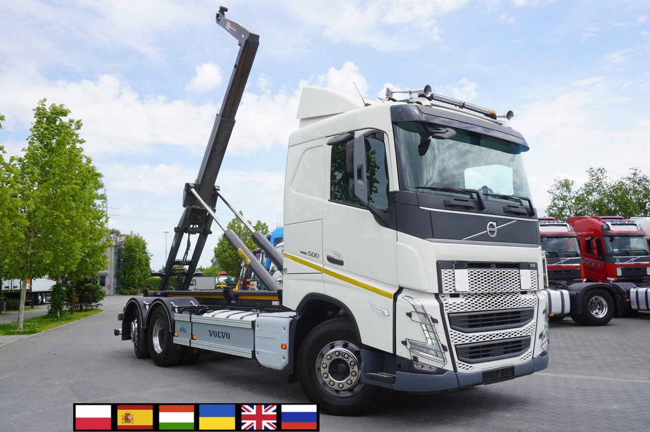 VOLVO FH 500 / VDL hooklift 21 tons / 2022 / steering 3d axle / 2 units - Hook lift truck: picture 1 VOLVO FH 500 / VDL hooklift 21 tons / 2022 / steering 3d axle / 2 units - Hook lift truck: picture 1