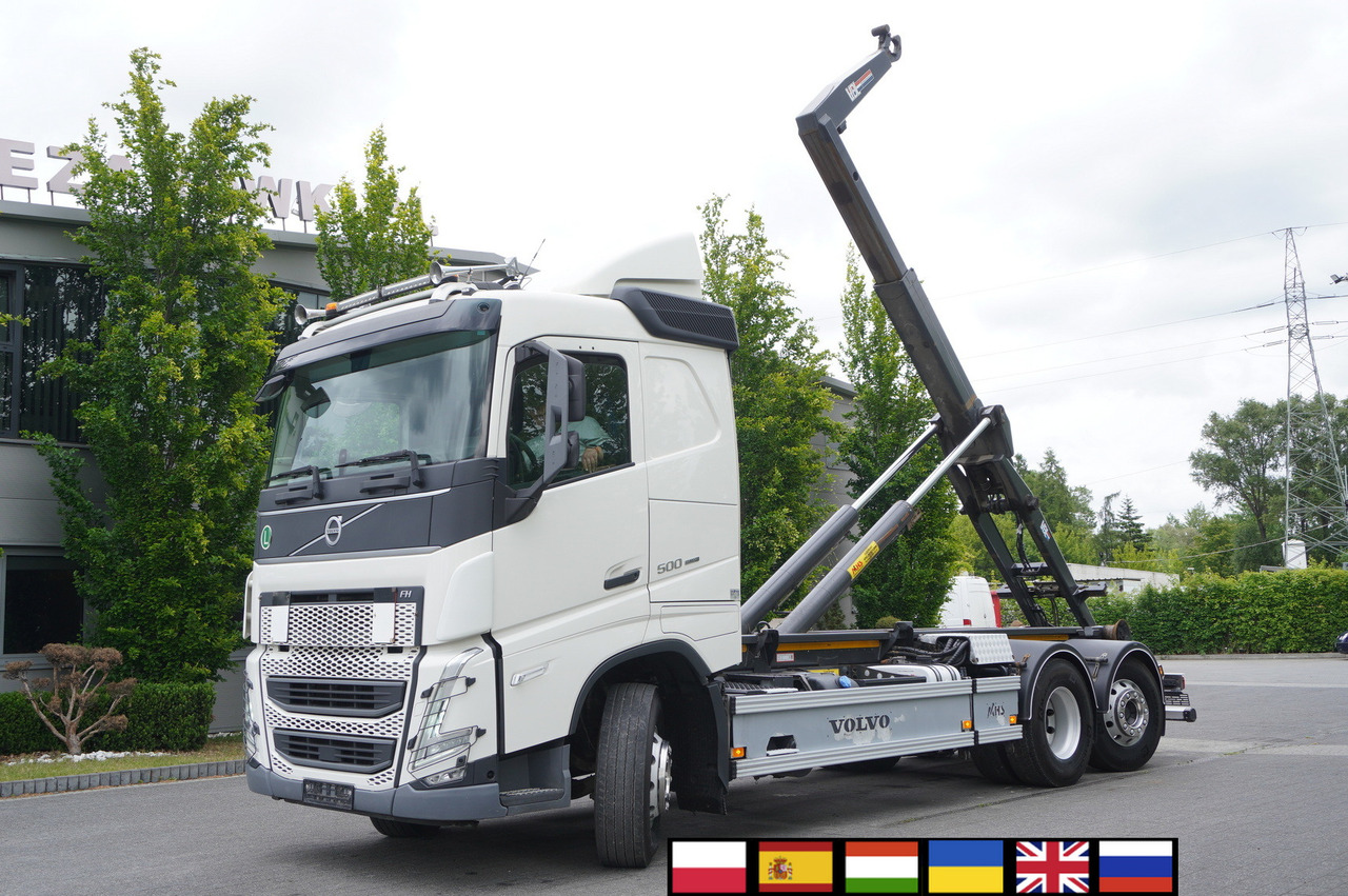 VOLVO FH 500 / VDL hooklift 21 tons / 2022 / steering 3d axle / 2 units - Hook lift truck: picture 1 VOLVO FH 500 / VDL hooklift 21 tons / 2022 / steering 3d axle / 2 units - Hook lift truck: picture 1